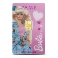 1 Gram PAMP Suisse Barbie Valentine's Day Gold Bar (New w/Assay)