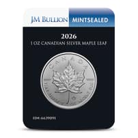 2026 1 oz Canadian Silver Maple Leaf Coin (MintSealed, BU)