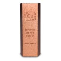 10 Pound Copper Bullion Loaf Bar