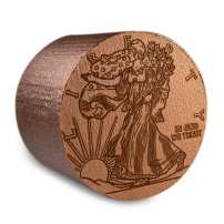 5 Pound Cylinder Walking Liberty Copper Bar (New)