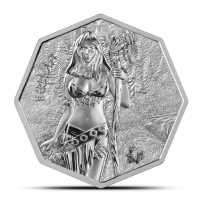 2025 1 oz Germania Mint Witchcraft Herbalist Silver Round (Capsule + CoA)