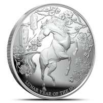 2026 1/2 oz Pitcairn Islands Silver Lunar Year of the Horse Coin (BU)