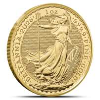 2026 1 oz British Gold Britannia Coin (BU)