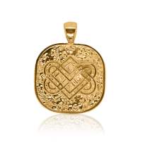 Nebü 12.4g 24K Celtic Love Knot Pendant