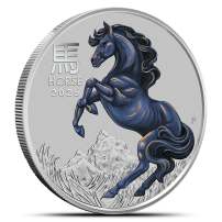 2026 1 oz Colorized Australian Platinum Lunar Horse Coin