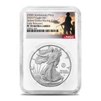 2025-P 1 oz Proof Marine Corps Privy American Silver Eagle Coin NGC PF70 UCAM ER