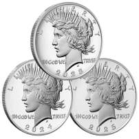 Proof Peace Silver Dollar Coin (Box + CoA, 2023+)