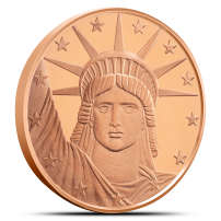 1 oz SilverTowne Statue of Liberty Copper Round (New)