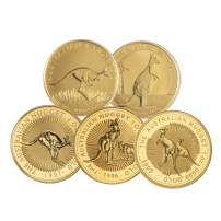 1 oz Australian Gold Nugget Kangaroo Coin (Random Year)