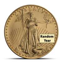 1/4 oz American Gold Eagle Coin (Random Year)