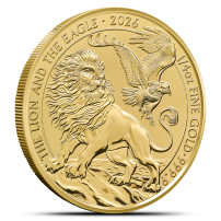 2026 1/4 oz British Gold The Lion and The Eagle Coin (BU)