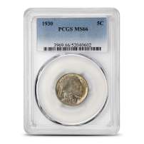 1930 Buffalo Nickel PCGS MS66