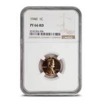 1940 Lincoln Penny NGC PF66 RD