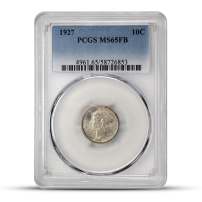 1927 Mercury Dime PCGS MS65 FB