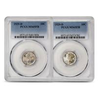1929-D Mercury Dime PCGS MS65 FB