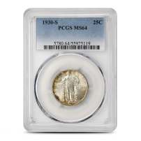 1930-S Standing Liberty Quarter PCGS MS64