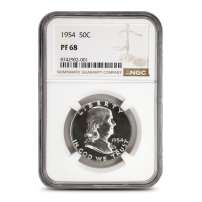 1954 Franklin Half Dollar NGC PF68