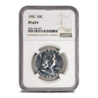 1952 Franklin Half Dollar NGC PF67+