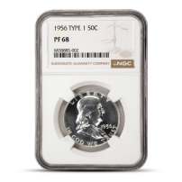 1956 Franklin Half Dollar NGC PF68