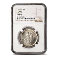 1937-S Texas Commemorative Half Dollar NGC MS66
