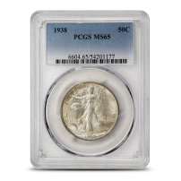 1938 Walking Liberty Half Dollar PCGS MS65
