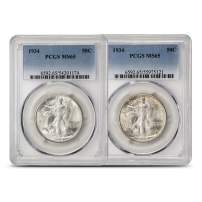 1934 Walking Liberty Half Dollar PCGS MS65