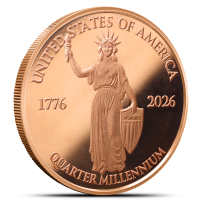 2026 1 oz America 250 Copper Round (New)