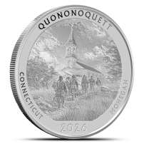 2026 1 oz Proof Native America the Beautiful Connecticut Silver Coin (Box + CoA)