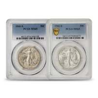 1941-S Walking Liberty Half Dollar PCGS MS65
