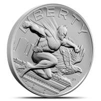 2025 1 oz DC Comics Batman American Liberty Silver Medal (Box + CoA)
