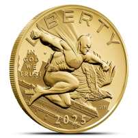 2025 1/2 oz Proof DC Comics Batman American Liberty Gold Coin (Box + CoA)