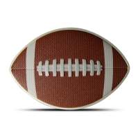 2025 2 oz Colorized Samoa Silver Football Shaped Coin (Box)