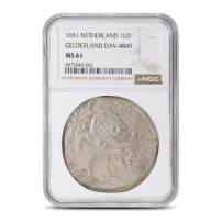 1575-1713 Netherlands Lion Dollar NGC MS61
