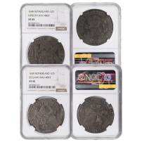 1575-1713 Netherlands Lion Dollar NGC XF45