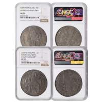 1575-1713 Netherlands Lion Dollar NGC AU53