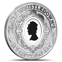 2026 1 oz Proof Colorized Tuvalu Silver Lady Whistledown Coin (Box + CoA)