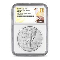 2025 (P) 1 oz Eagle Privy American Silver Eagle Coin NGC MS70 (First 50,000 Issued, ERA Label)
