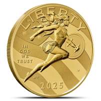 2025 1/2 oz Proof DC Comics Wonder Woman American Liberty Gold Coin (Box + CoA)