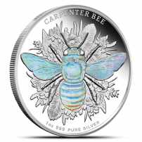 2026 1 oz Proof Hologram Niue Silver Carpenter Bee Coin (Box + CoA)