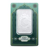 2026 1 oz Niue Silver Eid Mubarak Rectangular Coin (Proof-Like, w/ Assay)