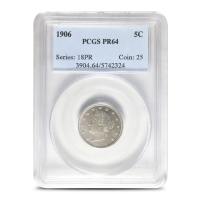 1906 Liberty Head Nickel PCGS PR64