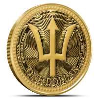 2025 1/10 oz Barbados Gold Trident Coin (BU)