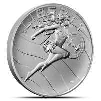 2025 1 oz DC Comics Wonder Woman American Liberty Silver Medal (Box + CoA)