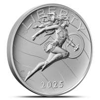 2025 2.5 oz DC Comics Wonder Woman American Liberty Silver Medal (Box + CoA)