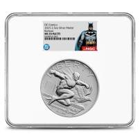 2025 2.5 oz DC Comics Batman American Liberty Silver Medal NGC MS70 (Batman Label)