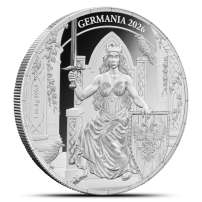 2026 1 oz Proof Germania Silver Round (Capsule, Blisterpack, CoA)