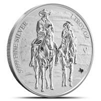 2026 1 oz Texas Mint Cowboys Silver Round (New)