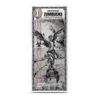 1 Zombucks World Libertattered Silver Note (New)