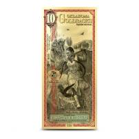 10 Oklahoma Goldback Gold Note (New)