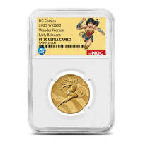2025 1/2 oz Proof DC Comics Wonder Woman American Liberty Gold Coin NGC PF70 ER UCAM (WW Label)
